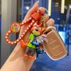 Kawaii Animal Keychain Key Ring Bag Charm for Backpack Purse Car Key Accessories Ornament Gift for Child