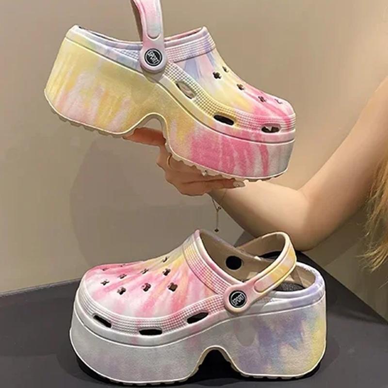 High Heels Plattform Hausschuhe Maultiere Frauen Schuhe Sommer Strand Chunky Sandalen Designer Casual Flip-Flops Pumps Femme Rutschen