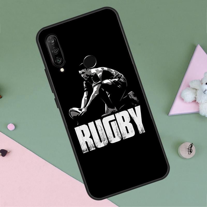 

Rugby For Huawei P30 P40 Lite P60 Pro Nova 7i 8i 11i 12i 12s 10 9 SE Y90 Y60 Y70 Y72 Y61 Y91 Case Huawei Nova 12i