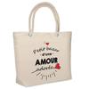 Beach Bag - PLANETEE - Soft Cooler Bag - Cotton - Large Capacity - Printed Design In France