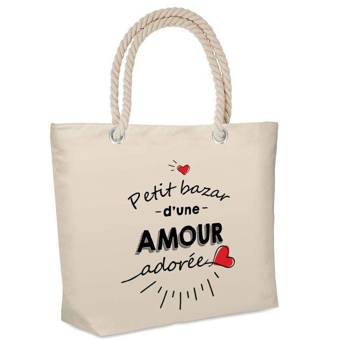 Sac de plage - PLANETEE - Glacière souple - Coton - Grande contenance - Design imprimé en France