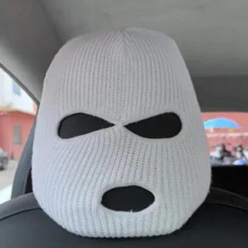 2ks Ochranné potahy na opěrku hlavy do auta Auto na polštář Polštář na polštář Univerzální maska ​​na hlavu autosedačky Halloween Auto potah na opěrku hlavy