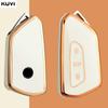 TPU Car Key Case Cover Shell Fob for Volkswagen VW Golf 8 MK8 ID-4 ID-6 for Skoda Octavia A8 for Seat Leon FR MK4 Cupra
