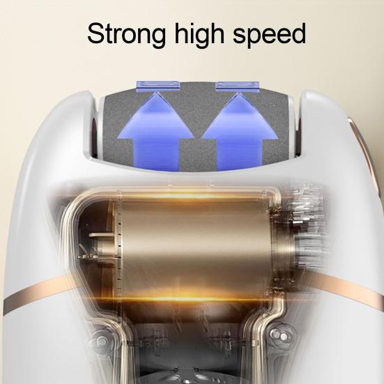 Electric Callus Remover Adjustable Speed Foot File with LED Light & Safety Protection Rechargeable Foot Grinder Ergonomic Pedicure Tool for Dead Skin