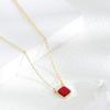 Minimalist Square Chic Pendant Necklace For Women Versatile Jewelry Fashion
