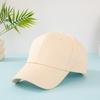 100% Cotton Adjustable Baseball Cap Solid Color Classic Dad Hat Unisex Casual Sun Protection Hat For Outdoor Running Hiking