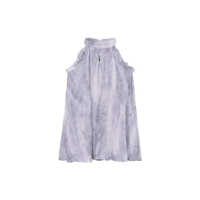 New Chinese style national style neck sling dress women s new summer small niche design short skirt S