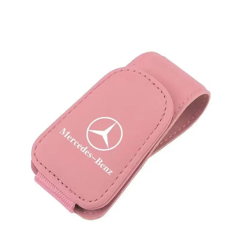 

Car Sticker Car Sun Visor Glasses Clip Ticket Card Storage Clamp For Mercedes Benz W212 W204 W211W168 W213 W210 W124 Accessories