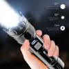 Zoom LED Display  Flashlight Powerful Camping Light Portable Telescopic  Zoom Torch  Fishing