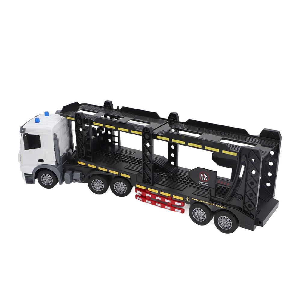RC Transporter Truck Remote Control Trailer RC Car Toy 2 Tier Body Detachable Light Sound USB