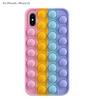 Colorful for 12 Pro Fidget Rainbow Silicone Soft Case Phone Cover New