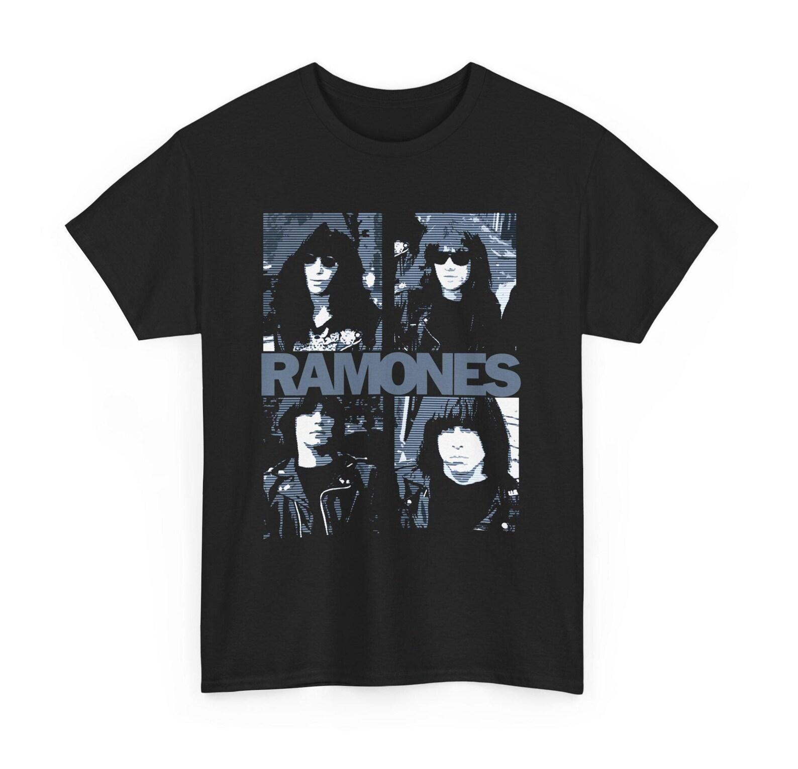 RAMONES members Unisex Heavy Cotton Tee 4XL
