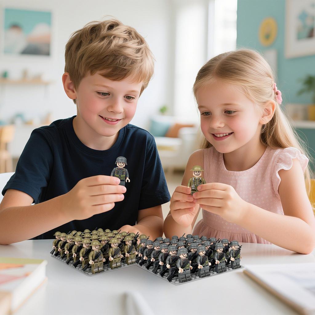 The Best Gift Set For Children'S Building Block Dolls