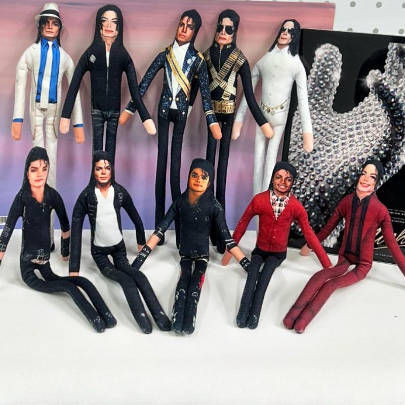 @Michael Jackson Cosplay Prop Poupée Pop Peluche Abstraite Squelette Articulé MJ Rat Sec Figurine Drôle Objet de Collection Cadeau Pour les Fans