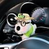 Car Accessory Used For Car Gear Shift Decoration Cute Turn Signal West Highland Dog Wiper Dolls Rearview Mirror Ornament Gift