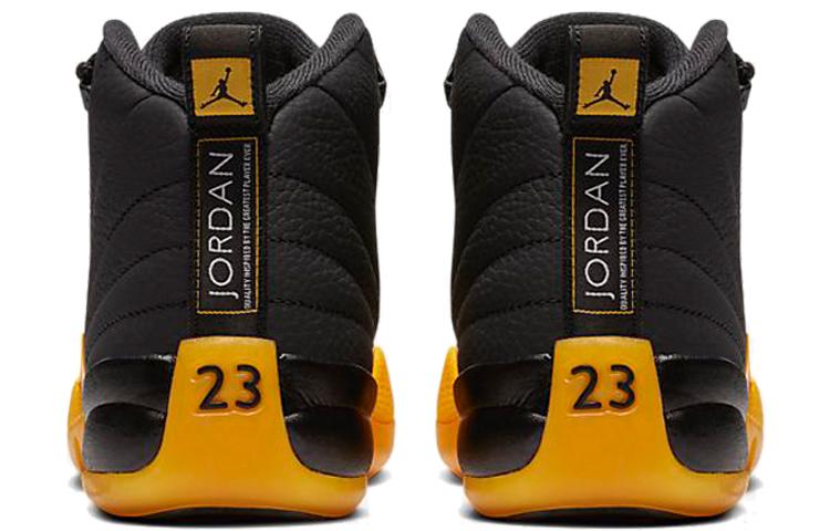 Jordan 12 Rétro Noir Or Universitaire GS 153265-070
