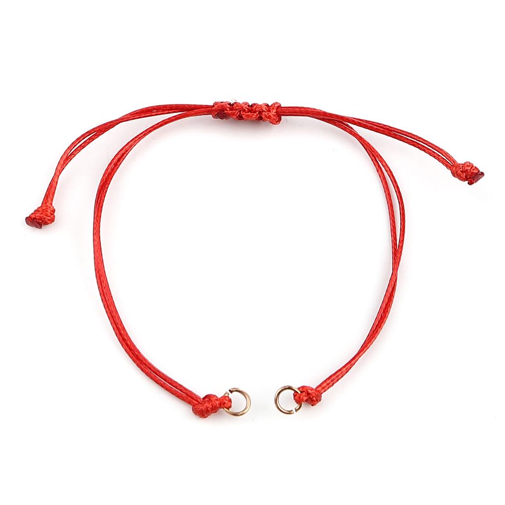 5PCs Multicolor Rope Lucky knots Bracelets Polyester Handmade Bangles Braiding Braided Bracelets Accessories Findings Adjustable