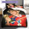 Biancheria da letto con motivo Lamine Yamal Decorazione per la casa Regalo di compleanno ( 1 copripiumino + 2 federe, senza imbottitura),merchandising per fan.
