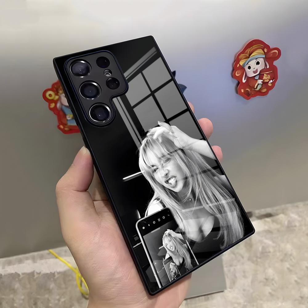 Singer S-Sabrina Carpenter Phone Case For Samsung S26 S25 Ultra S23 S22 S24 S20 Fe S21 Plus A54 A53 A16 Glass Cover
