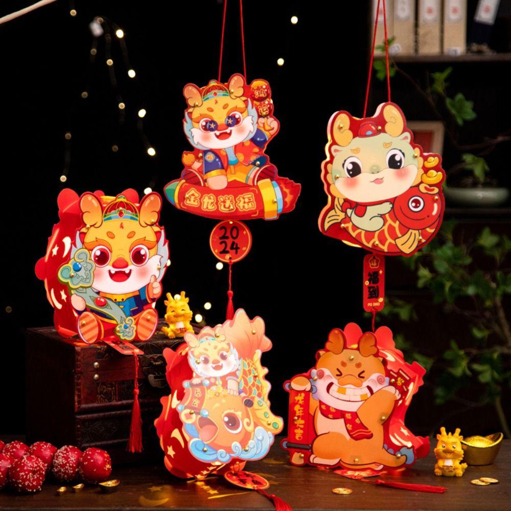 

Atmosphere Decor Pendant Decor Lamp New Year DIY Hanging Light Accessories New Year Lantern