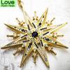 Pendants Royalty Star Golden ,Spring Jewelry For Women Retro Sterling Color Accessorie Preciously Handcrafted Souvenir GiftVintage Jewelry