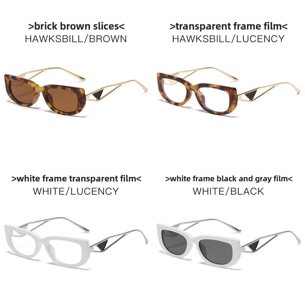 Vintage Cat Eye Sunglasses With Uv400 Protection For Fashionable Outdoor Wear
