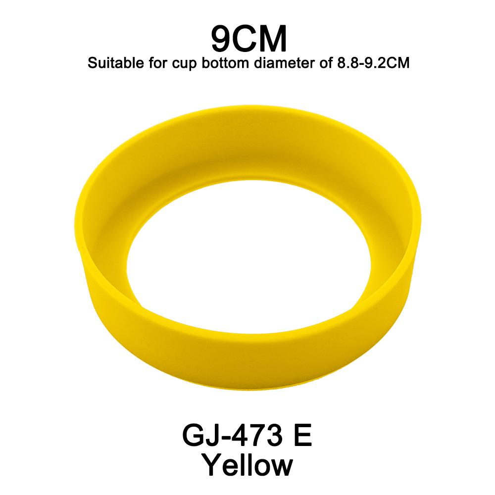 1Pc18.5G 9CM Soft Silicone Cup Bottom Protective Cover Stewing Beaker Holder Thermos Cup Base Case Wear Resistant Odorless Cup Holders 5