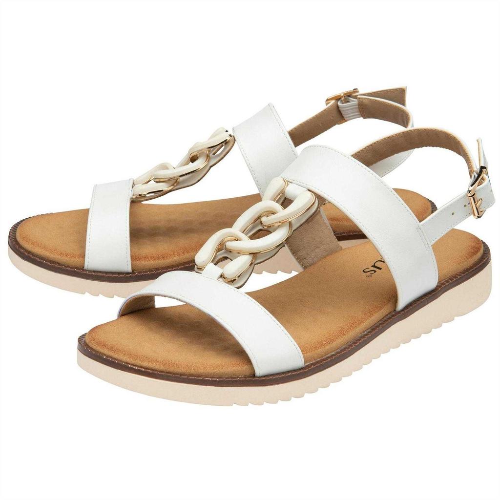 Lotus Shoes Womens/Ladies Joana Chain Detail Sandals