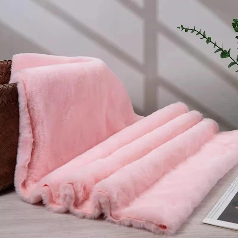 Thickened Plush Fabric 12mm Encrypted Imitation Rex Rabbit Fur Fabric Short Plush Counter Background Fabric, Clothing Fabric