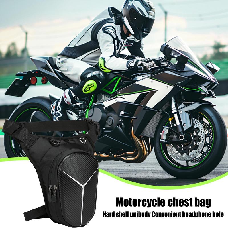 Motorcycle Moto Leg Side Storage Bag Motorbike EVA Hard Shell Male Phone Waist Pack Quick Release Belt Bags Motorcycle Equipment