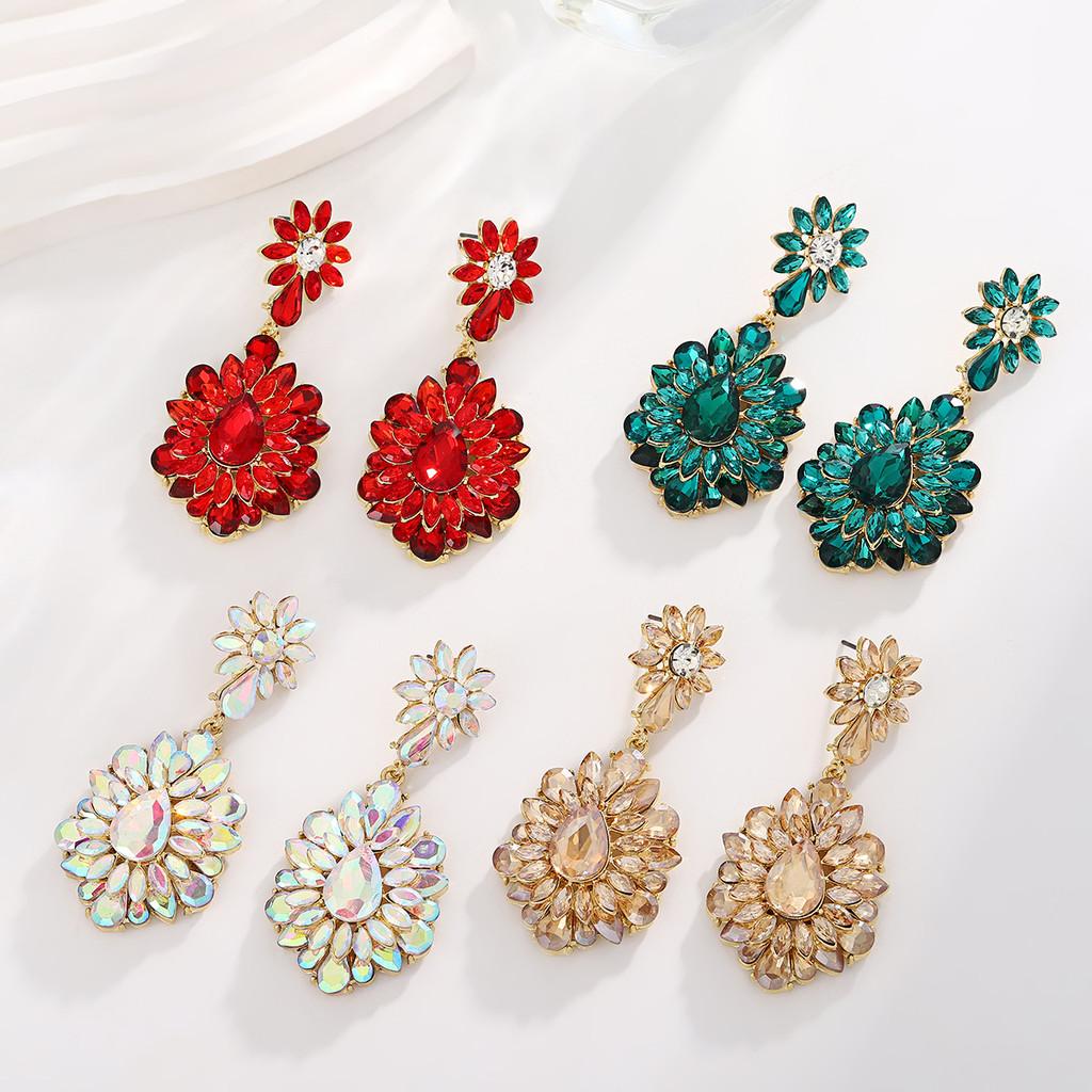 Womens Trendy Alloy Drop Earrings With Unique Style For Bridal And Formal Wear