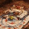 Boho Woven Blanket Double-Sided Tassels 130X180 Cm Throw Ethnic Design
