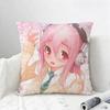 Game Super Sonico Cushion Cover Natural Linen Pillowcase Set AllinOne Decor for Sofa Bedroom  Chair