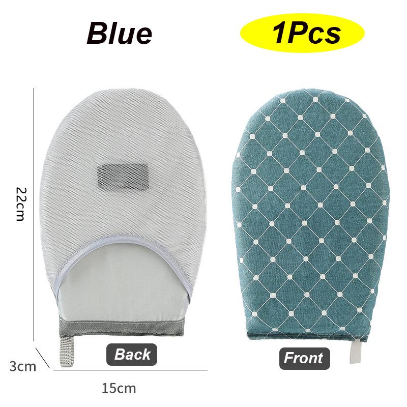 2PCS Washable Ironing Board Anti-scald Gloves Iron Pad Cover Mini Handheld Ironing Glove Heat-resistant Stain Ironing Board Mat