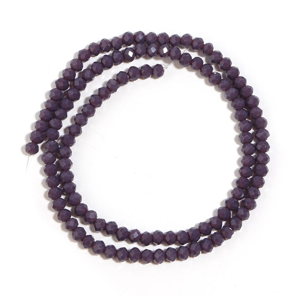 

3 4 6 8mm Austria Faceted Crystal Beads Purple Porcelain Abacus Glass Beads Loose Beads For Jewelry Making DIY Necklace Bracelet