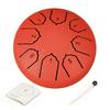 Rain Drum for Outside Garden 4 Inches 8 Notes Steel Tongue Drum Meditation Rain Chime Musical Instruments Mini Handpan Drums
