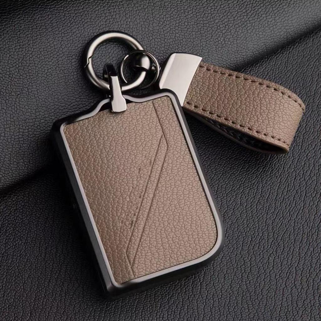 For Lynkco Lynk&Co 05 06 5 6 Lynk Co 05 06 01 1 Auto Accessories Alloy+Leather Car Key Case Keychain Car Accessories
