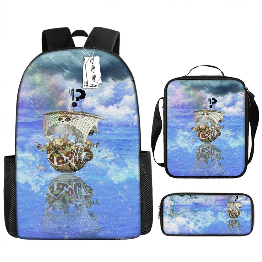 

Популярное аниме ONE PIECE ученики начальной школы тренировки репетиторство репетиторский центр рюкзак пенал Pencil case