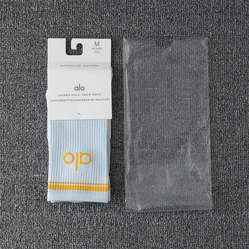 New High-Top AIO Yoga Sports Socks - Unisex Cotton In Black, White, Gray - Individually Packaged, Perfect for Couples