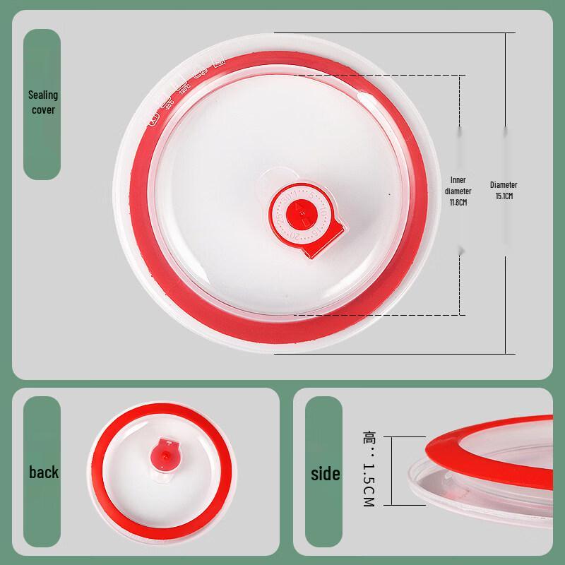 ZISIZ Glass Shaved Ice Container