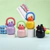 Leak-proof Thermal Cup 650ml Student Straw Cup Cute Vacuum Flask