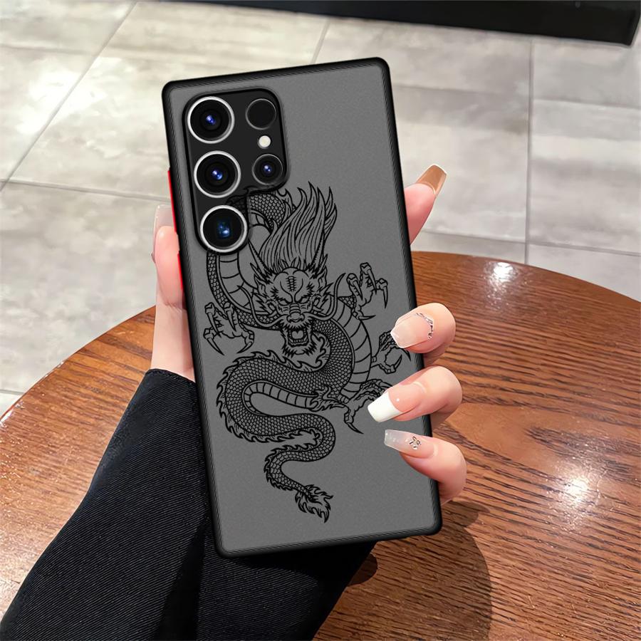 Cool Tiger Dragon Case for Samsung Galaxy S25 Ultra S24 Plus S22 S21 S20 FE Note 20 Ultra 10+ S23 FE S26 Funda Back Phone Cover