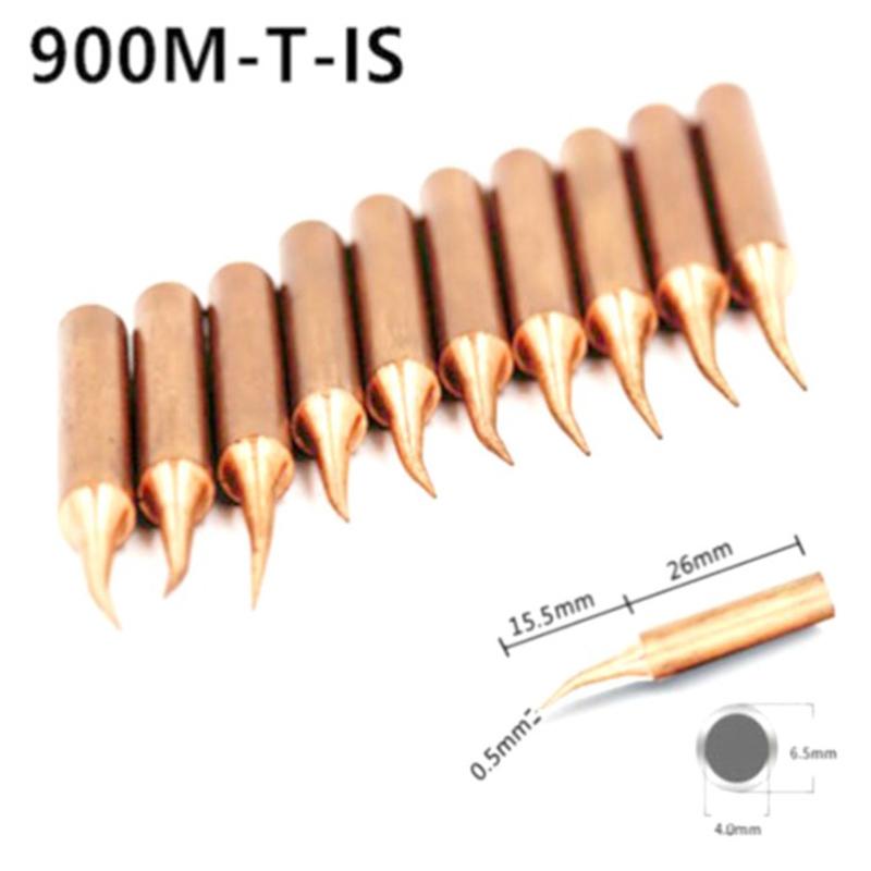 5-10Pcs Soldering Iron Pure Copper 900M Soldering Iron Head Set Inside