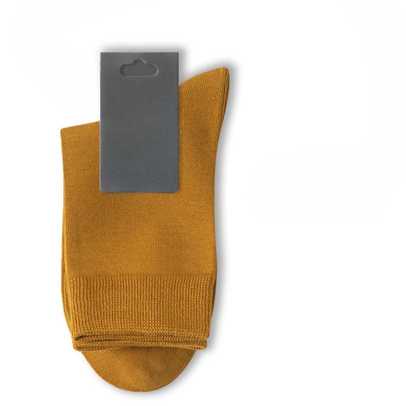 

Мужские весенне-осенние новые дезодорирующие влагоотводящие спортивные носки-гольфы из чистого хлопка 1 pair имбирный