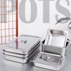 Sule 304 Stainless Steel Rectangular Food Pan with Lid