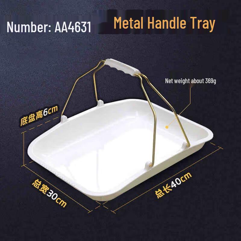 Круглая сервировочная тарелка из белой керамики серии Ван Гог