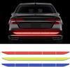 Car Reflective Sticker Car Trunk Adhesive Sticker Car Tailgate Trim Sticker Reflection Warning Decal Easy Installation