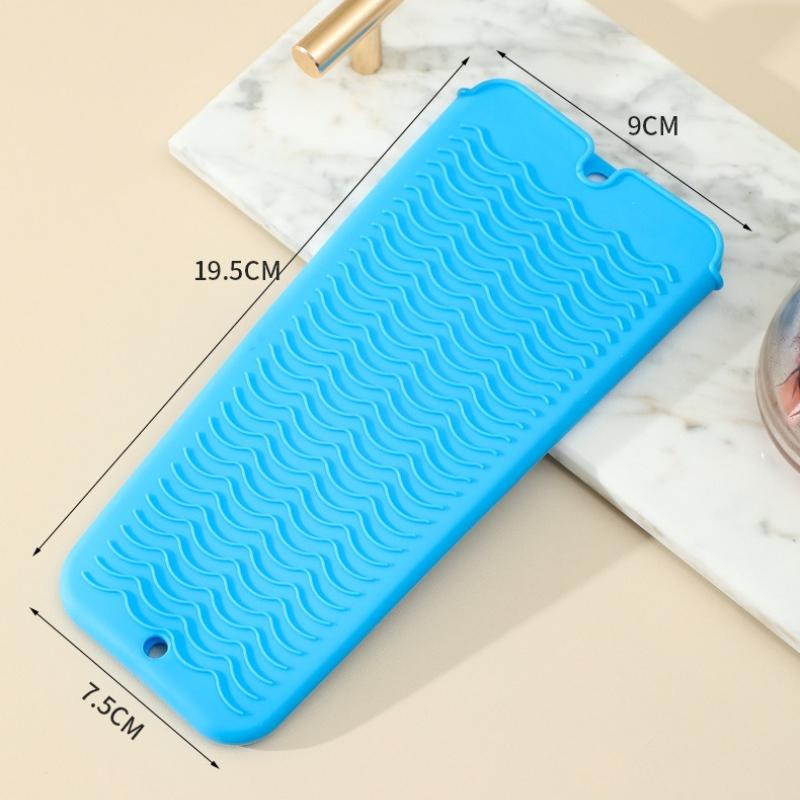 Portable Silicone Heat Resistant Mat, Double Layer Insulation Mat, Travel Pouch/Case, Heat Resistant Up To 480°F, Non-Slip Insulation Pad