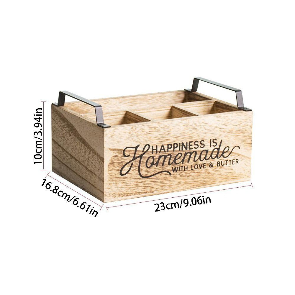 Retro Kitchen Utensil Holder Stable Desktop Stationery Box Chopstick Fork Spoon Organizer  Party