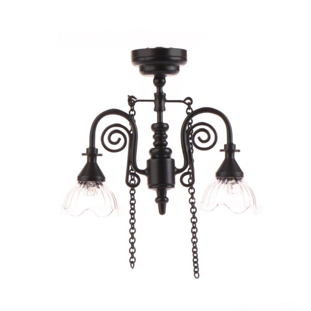 1/12 Scale Dollhouse Table Lamp Battery Operated LED Wall Sconces  Micro Landscape